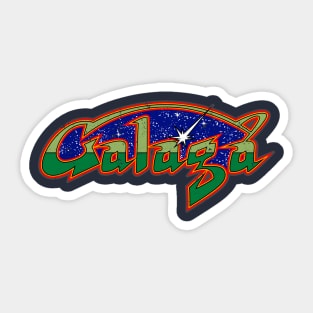 Galaga Arcade - Retro Space Shooter Classic Sticker